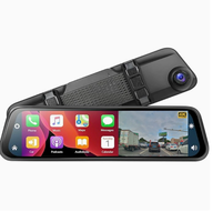 Layar Carplay 11.8 Inci, Kamera Dasbor, Wireless Android Auto, 4K 1080P, Kamera Ganda, WiFi, Bluetooth, DVR Mobil, Monitor Tampilan Belakang