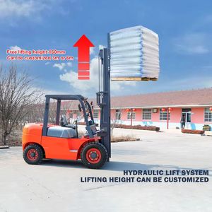 Ventes directes d'usine Nouveau chariot élévateur compact tout terrain à moteur diesel de 5 à 7 tonnes Moteur fort Garantie 1 an Testé Inspecté - Product Image 2