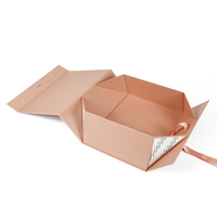 Recycler les produits en carton caixa de lingerie embalagem eco pack friendly fleurs couleur mystère cadeau boîtes en papier avec ruban