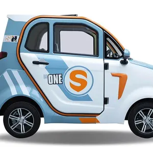 OEM ผู้ใหญ่ E-Car สําหรับผู้สูงอายุในปากีสถาน / ราคาต่ํา 2 ประตูแท็กซี่ EV ชาร์จ Micro 4 ที่นั่งรถมินิไฟฟ้า