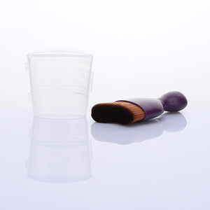 En forma de S maquillaje cepillo onda arco curvado forma del pelo de vidrio de vino <span class=keywords><strong>Base</strong></span> de maquillaje cepillo <span class=keywords><strong>Kabuki</strong></span> cepillo - Product Image 5