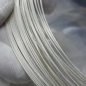 Factory Wholesale Directly Thickness 0.4-3 mm 925 <strong>Sterling</strong> <strong>Silver</strong> <strong>Wire</strong> for Jewelry Making - Product Image 3