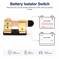 Professional ABS Copper Knife Blade Battery Switch - High Conductivity 12V 24V Master Power Kill Isolator for Heavy Duty Trucks