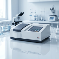 Spectrophotomètre à double faisceau BRT-5600UV C-T, monochromateur, calibrage automatique de la longueur d'onde, exportation de données USB, détecteur optique de laboratoire