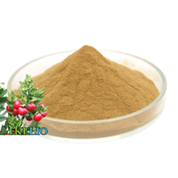 Ruscogenin en polvo a base de hierbas, extracto de escoba de carniceros, polvo de extracto de raíz de Ruscus Aculeatus, Ruscogenin a granel