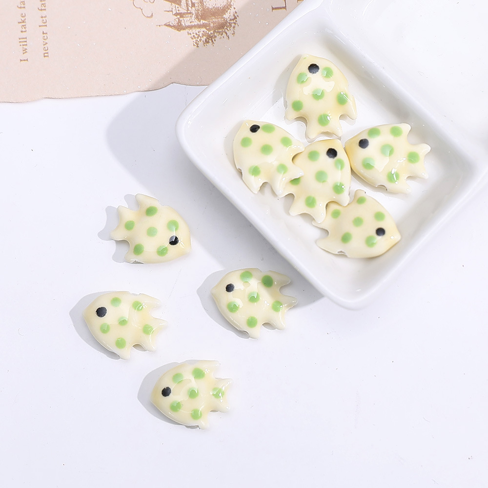 Greenish-brown spots