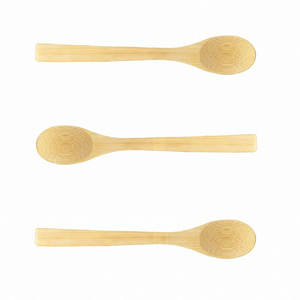 Cuchara de Bambú, Cucharas de Madera Natural para Viajes, para Diversos Alimentos, Sopa, Café, Ensalada, Postres, Aperitivos, Cereales, Fruta - Product Image 5