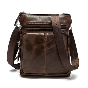 Borsa a tracolla in pelle di vacchetta stile popolare <span class=keywords><strong>con</strong></span> cinturino regolabile - Product Image 2
