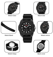 SKMEI 2393 Personalidad de moda simple ligero y estilo deportivo casual versátil uso diario reloj de cuarzo unisex