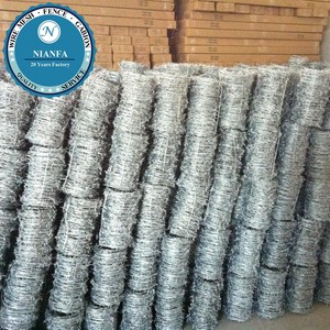 Nhà máy cung cấp trực tiếp bền nhúng nóng mạ kẽm dây thép gai cho hàng rào - Product Image 3