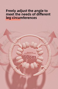 Masseur circulaire de relaxation musculaire pour le yoga et la <span class=keywords><strong>musculation</strong></span>, rouleau à 32 roues portable pour la relaxation des jambes et du corps - Product Image 4