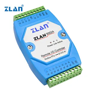 ZLAN6002A Iot Control RS485 2 AI 4 DI 4 DO To Ethernet Wifi Remote Control