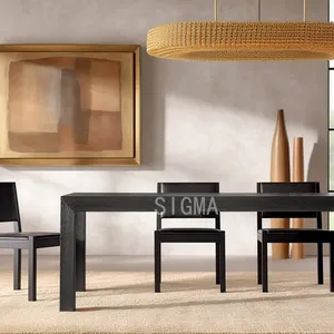 Modern Design Restaurant Wooden Dining Chairs Square Dining Room Furniture Set Dining Tables
