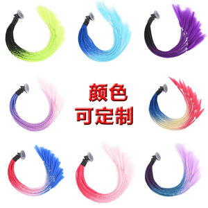 Perruque tressée torsadée au crochet de 24 pouces, 10g, en fibre haute température <span class=keywords><strong>color</strong></span>ée et teinte, pour femmes noires - Product Image 4