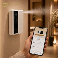 Diffuseur d'arômes électrique Tonemy 500 ml, purificateur d'air, contrôlé par application, WiFi intelligent, montage mural, conception à deux fluides, fonctionnement silencieux à 30 dB