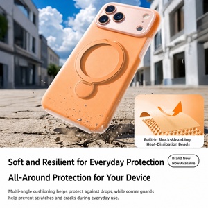 <span class=keywords><strong>Coque</strong></span> de téléphone givrée aux options de couleurs minimalistes pour <span class=keywords><strong>iPhone</strong></span> 18 17 16 15 Pro Max, protection de l'appareil photo, étui fin avec support intégré - Product Image 4