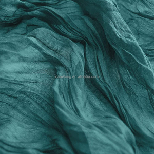 90*80 Gauze Boho Rustic <strong>Teal</strong> Blue Cheese Cloth <strong>Table</strong> <strong>Runner</strong> Cheesecloth <strong>Table</strong> <strong>Runner</strong> for Wedding Christmas Decoration - Product Image 3