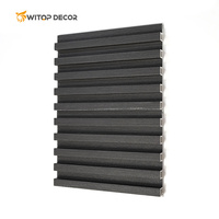 WITOP DECOR Panneau mural décoratif en bois de wpc Panneaux muraux intérieurs cannelés Panneau de bois en pvc