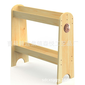 Soporte de madera para sillas de montar, 31,8x30x11,22 pulgadas, diseño que ahorra espacio para almacenamiento de equipos de establo para caballos - Product Image 3