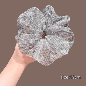 Organza Oversize Yarn Scrunchies <b>Elastic</b> Hair Bands Women Hair Ties Ponytail Holder <b>Headbands</b> Hair Ropes Hair Accessorie - Product Image 6