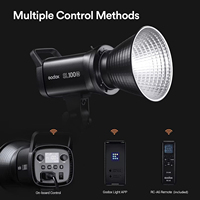 Godox SL100Bi 2800K bis 6500K Bi-Color LED-Videoleuchte für Fotografie Live-Streaming Fülllicht mit Bowens-Halterung CRI 96 TLCI 97