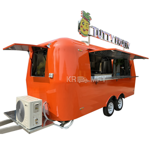 Remolque de Comida Móvil de Acero Inoxidable, Camión de Helados, Carrito de Comida Callejera, Camión de Café, Remolque de Panadería, Camionetas Móviles de Hot Dogs - Product Image 1