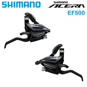 Palancas de Cambio de Freno <span class=keywords><strong>SHIMANO</strong></span> ST EF500, 3x7S <span class=keywords><strong>3x8</strong></span> Velocidades, para Bicicleta de Montaña, ST-EF500 - Product Image 1