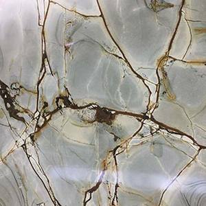 แผ่นหินอ่อนธรรมชาติออนิกซ์หรูหรา แผ่นหินอ่อนรอยัลเจด 3330 x 2070 x 20 มม. - Product Image 3