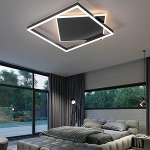 Hậu hiện đại trong nhà chất lượng cao Trần đèn đen sắt Acrylic vuông siêu mỏng trần ánh sáng ý Thiết kế Độc Đáo Đèn - Product Image 2