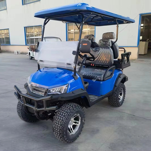 Voiturette de golf électrique à 4 places, buggy de golf levé sur route avec batterie au lithium, vente à chaud - Product Image 1