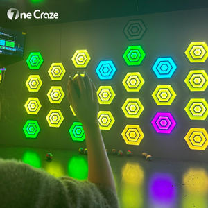 Jeu de défi Nactivate, mur interactif, arène, cible à lancer, <span class=keywords><strong>jeux</strong></span> LED à activation pour la salle intérieure - Product Image 6