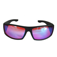 Lunettes daltoniennes pour la cécité rouge-vert Cadre en plastique Amélioration de la vue corrective pour la vue faible