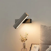 Applique murale LED de Style minimaliste nordique chambre intérieure moderne avec escalier d'allée rotation fond de salon corps en fer