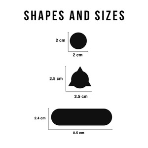 Autocollants réfléchissants pour casque de moto, film noir 3M amovible, ensemble de 8 pièces, design de course, dessin animé, bandes invisibles - Product Image 2