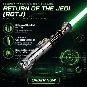 Sabre laser LGT Luke Skywalker ROTJ, Xenopixel Proffie V2.2 Combat Saber pour commande en gros - Product Image 1