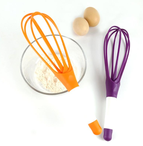 Multifunctional Foldable <b>Plastic</b> Kitchen Beater Manual <b>Egg</b> Whisk for Baking - Product Image 2
