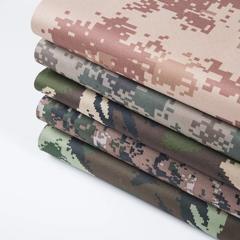 Factory cheap price 100% polyester oxford 600d camouflage printing fabric for tent