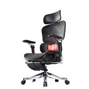 Silla de Juego Ejecutiva con Soporte Lumbar Ergonómico, Malla Transpirable, Masaje y Calefacción; Moderna y Minimalista, Respaldo Alto para Oficina y Hogar, Reposabrazos 9D - Product Image 1