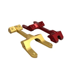 Cnc Machined Aluminum <b>Phone</b> Stand Gold Color Metal Bracket For Desk Use - Product Image 2