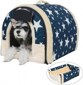 Échantillon Gratuit : Niche pour Chien d'Intérieur, Lit pour Chien 2-en-1 Lavable et Couvert, Niche Igloo Isolée et Confortable pour Chien, Taille 23L pour Petit Chien - Product Image 1