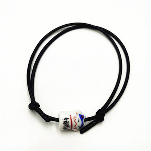 Ceramic Blessing <b>Bracelet</b> Hand Woven Red <b>String</b> Zodiac Animal Cartoon Unisex Gift Jewelry - Product Image 5