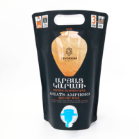 Sachets Doypack pour liquides avec valve, couches PE/Aluminium de qualité alimentaire, tailles personnalisables pour bière, soda, vin, jus