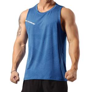 Camisa sin mangas de moda para hombre Chaleco de malla con transpirabilidad superior Estilo casual - Product Image 4