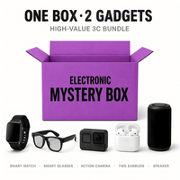 Boîte Mystère Électronique Avancée Digitale en Gros, 3 Pièces Aléatoires, Boîte Chanceuse pour Enfants, Drone Inclus, Cadeau de Fête, Stock de Revente