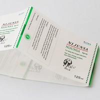 Étiquettes adhésives personnalisées pliables multi-pages, écologiques, durables, résistantes à l'encre, autocollants pour flacons de médicaments pour animaux de compagnie