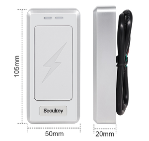 S12 impermeable RS232 Wiegand 26 44, 56, 58 Control DE ACCESO 125Khz Em ID 13,56 MHz Mifare IC RFID NFC lector de tarjetas Control de acceso - Product Image 5