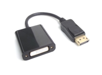 Adaptateur de câble DVI DisplayPort (DP) plaqué or de haute qualité paire torsadée veste coaxiale en PVC 4K pour moniteur lecteur DVD vidéo CCA