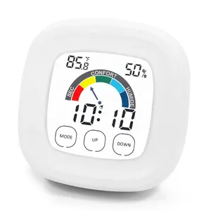 带时钟湿度和温度的数字触摸屏数字湿热仪