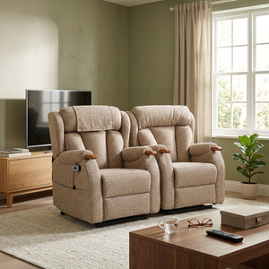 Fauteuil inclinable pour personnes âgées avec appui-tête, soutien lombaire, fonction chauffante, fonction zéro gravité, roues, fauteuil élévateur confortable pour seniors - Product Image 2