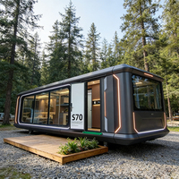 Maison préfabriquée haut de gamme TUNE, structure en acier modulaire, écologique, imperméable, pour camping en plein air, resort, maison d'hôtes, usine